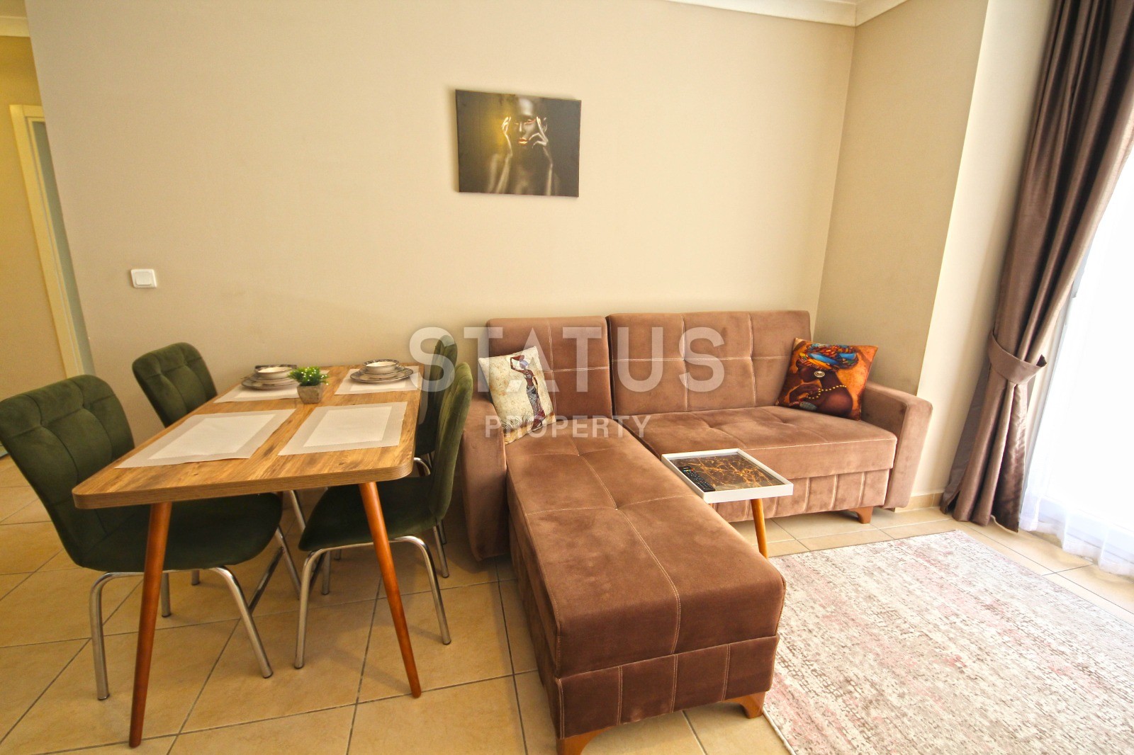 Budget one-bedroom apartment in a popular complex in the center of Mahmutlar, 70m2 фото 3