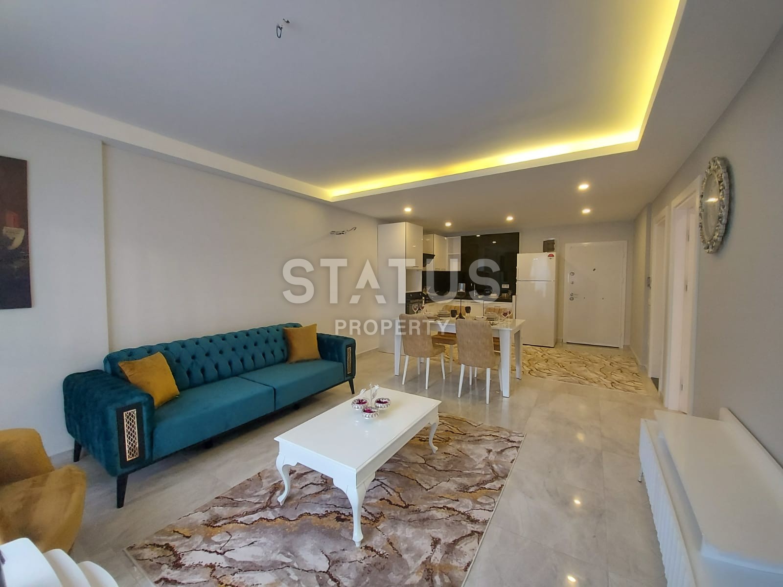 Просторная меблированная квартира планировки 1+1, 75 м2 в районе Махмутлар, Аланья фото 5