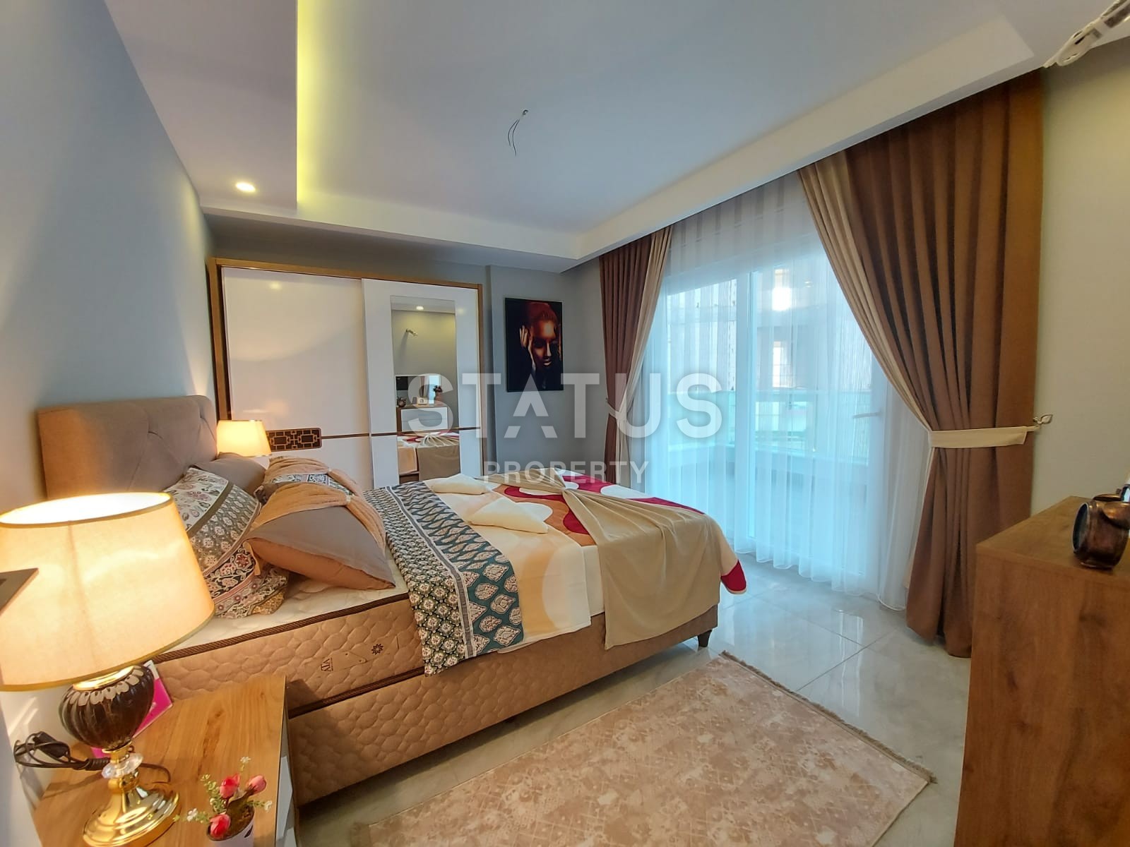 Просторная меблированная квартира планировки 1+1, 75 м2 в районе Махмутлар, Аланья фото 6