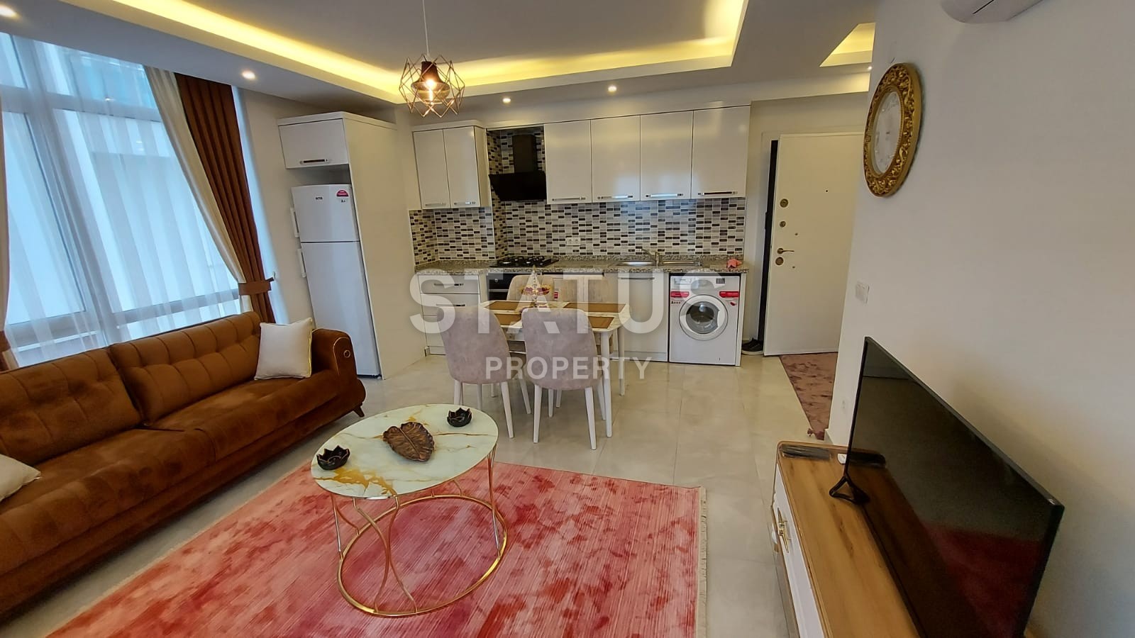 Furnished apartments 1+1, 150 meters from the embankment, 50 m2. Kestel, Alanya. фото 4