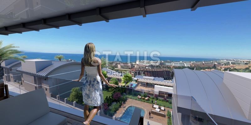 Шикарный новый проект для привилегированной жизни с видом на море в районе Конаклы. фото 5