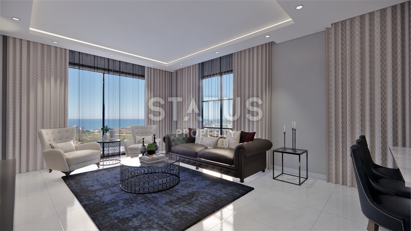 Шикарный новый проект для привилегированной жизни с видом на море в районе Конаклы. фото 18