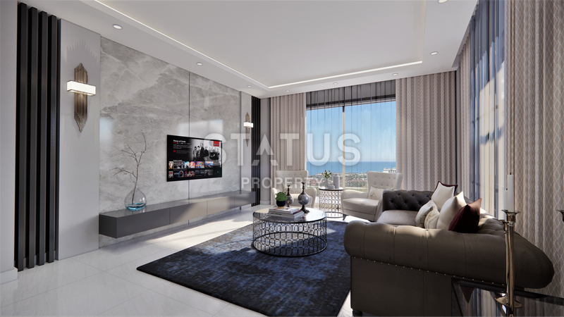 Шикарный новый проект для привилегированной жизни с видом на море в районе Конаклы. фото 21