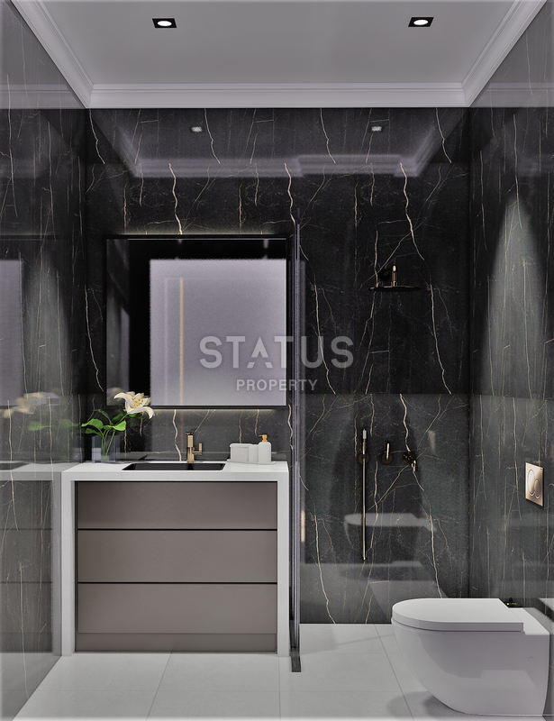 Шикарный новый проект для привилегированной жизни с видом на море в районе Конаклы. фото 22