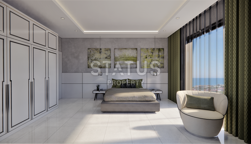 Шикарный новый проект для привилегированной жизни с видом на море в районе Конаклы. фото 29