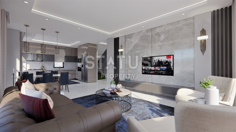 Шикарный новый проект для привилегированной жизни с видом на море в районе Конаклы. фото 30