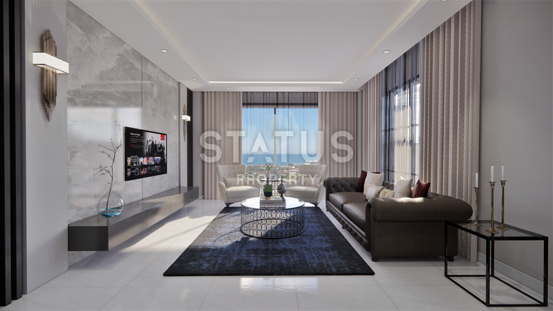 Шикарный новый проект для привилегированной жизни с видом на море в районе Конаклы. фото 31