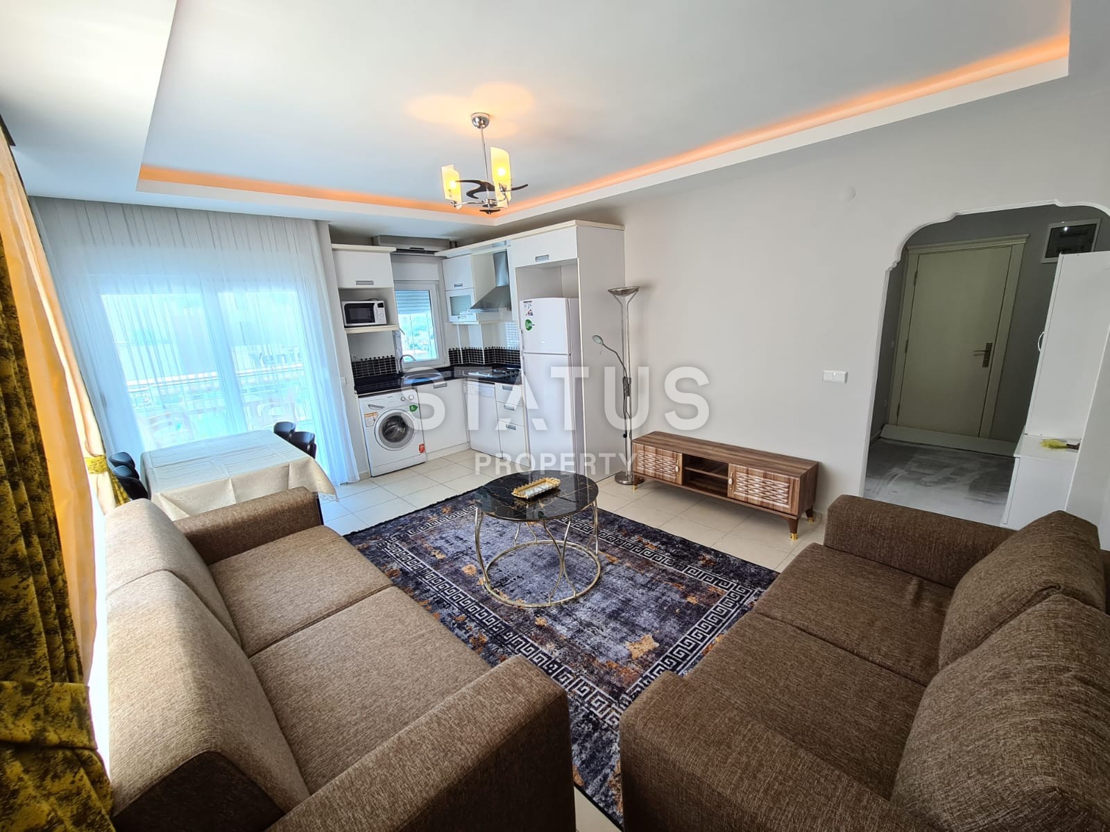 Квартира 1+1 с мебелью рядом с морем, 65 м2 фото 4