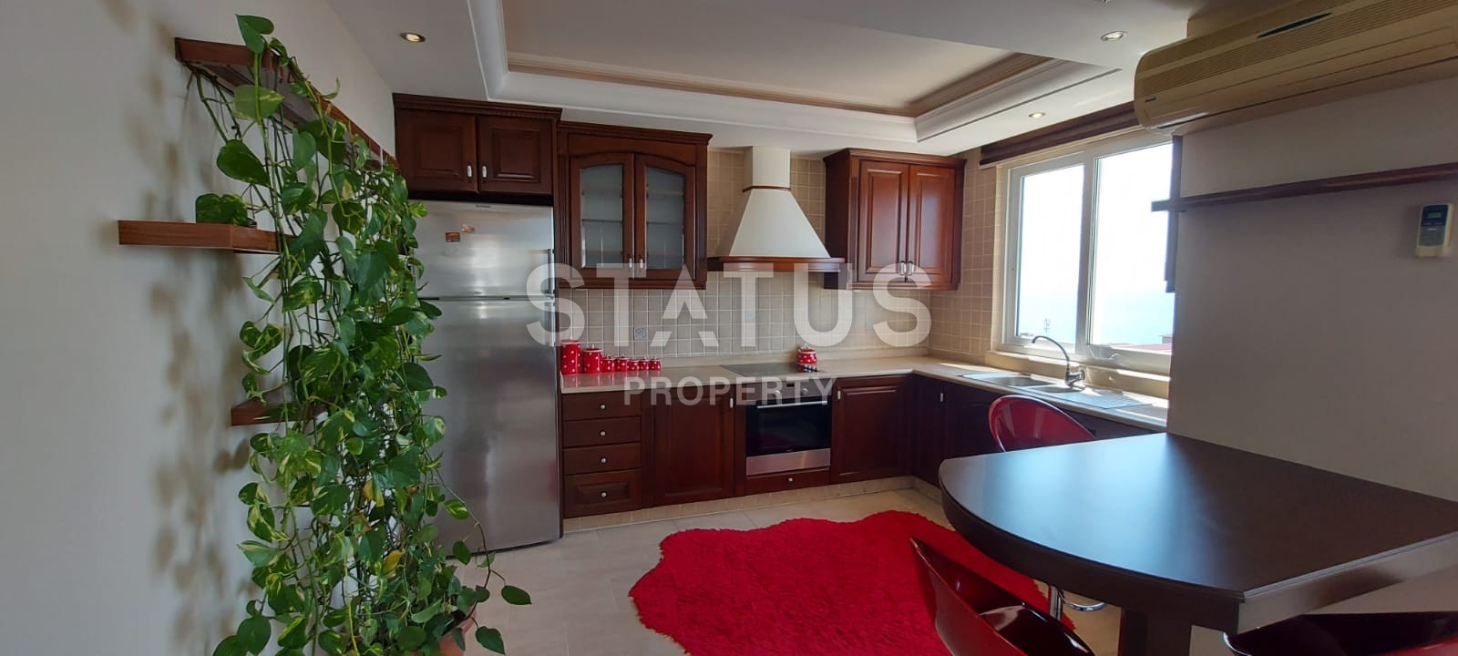 Меблированная квартира планировки 2+1, 115 м2 с видом на море, район Махмутлар, Аланья фото 5