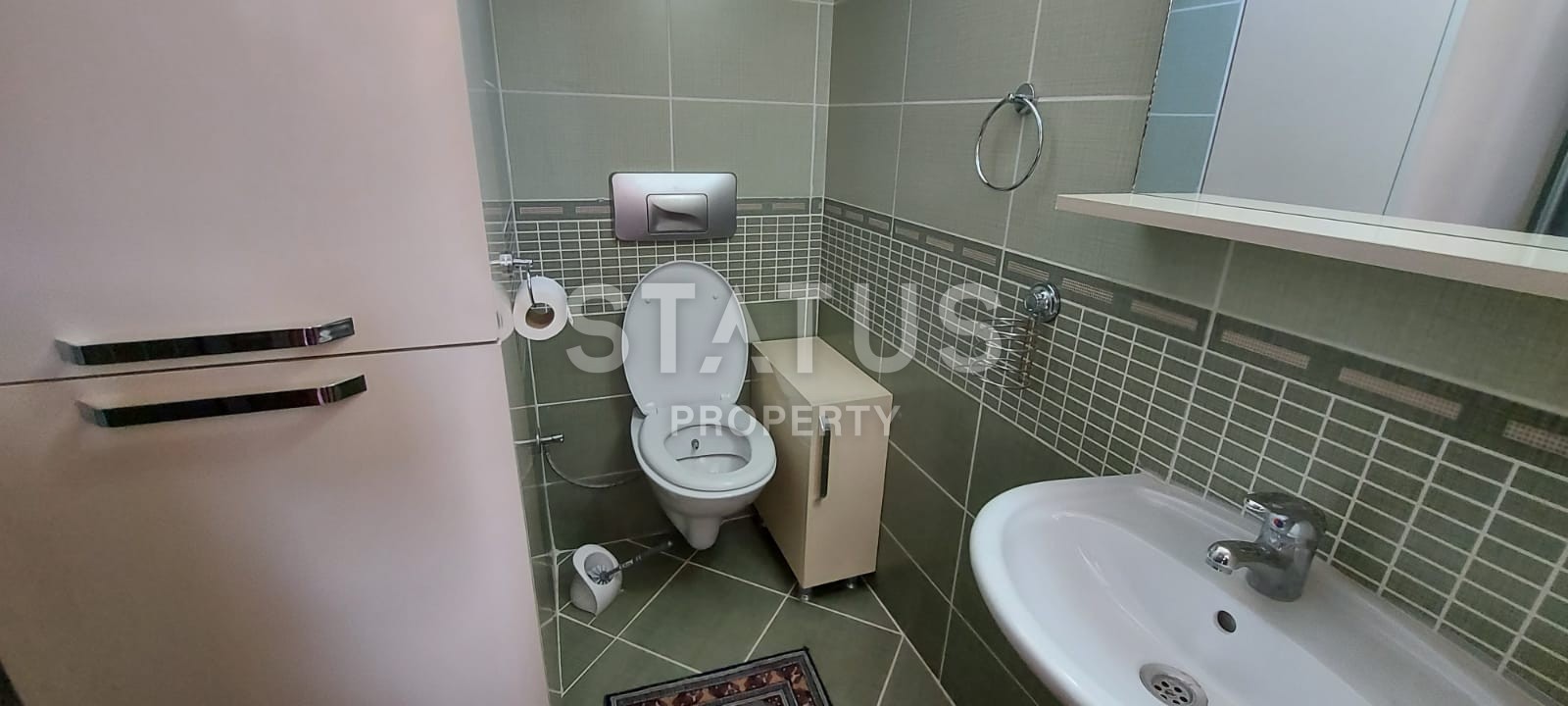 Меблированная квартира планировки 2+1, 115 м2 с видом на море, район Махмутлар, Аланья фото 6