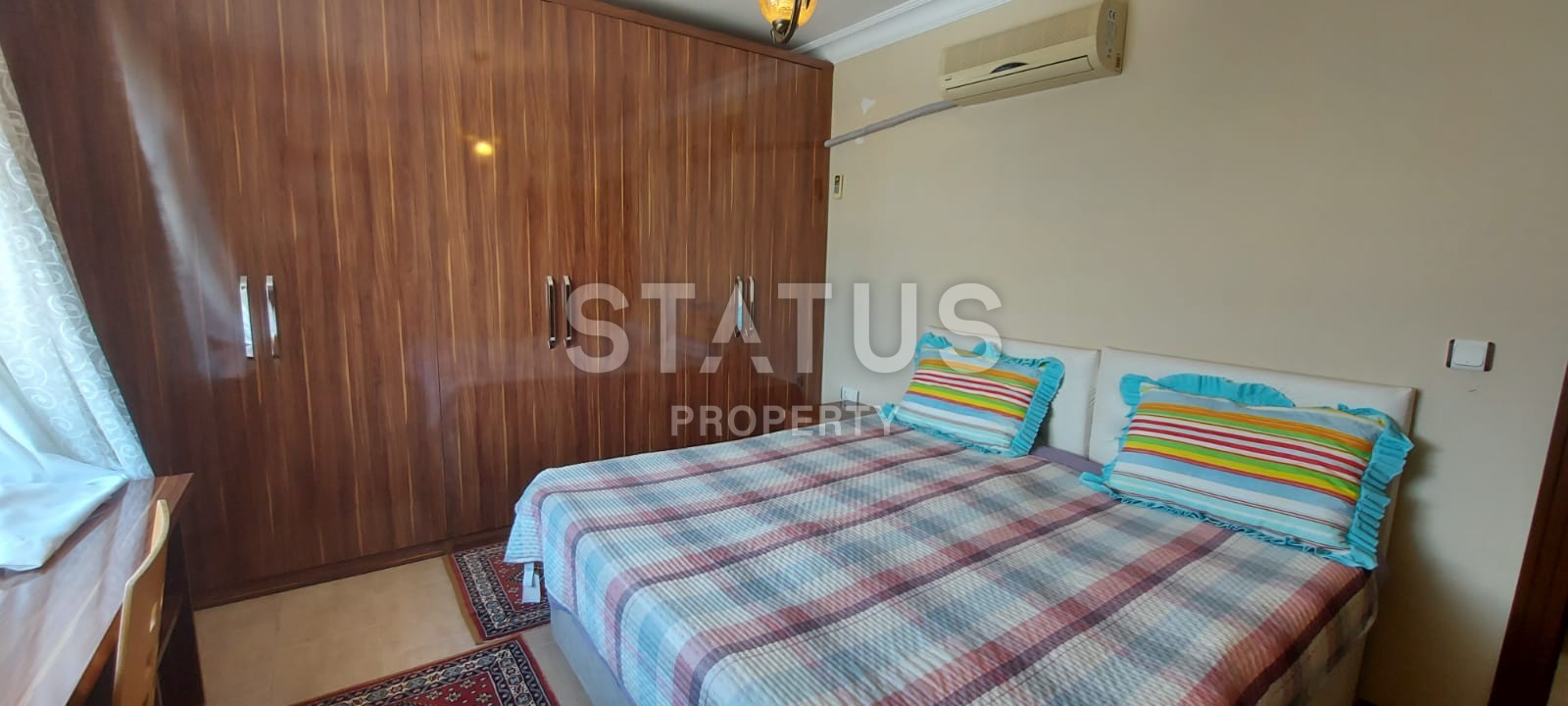 Меблированная квартира планировки 2+1, 115 м2 с видом на море, район Махмутлар, Аланья фото 7