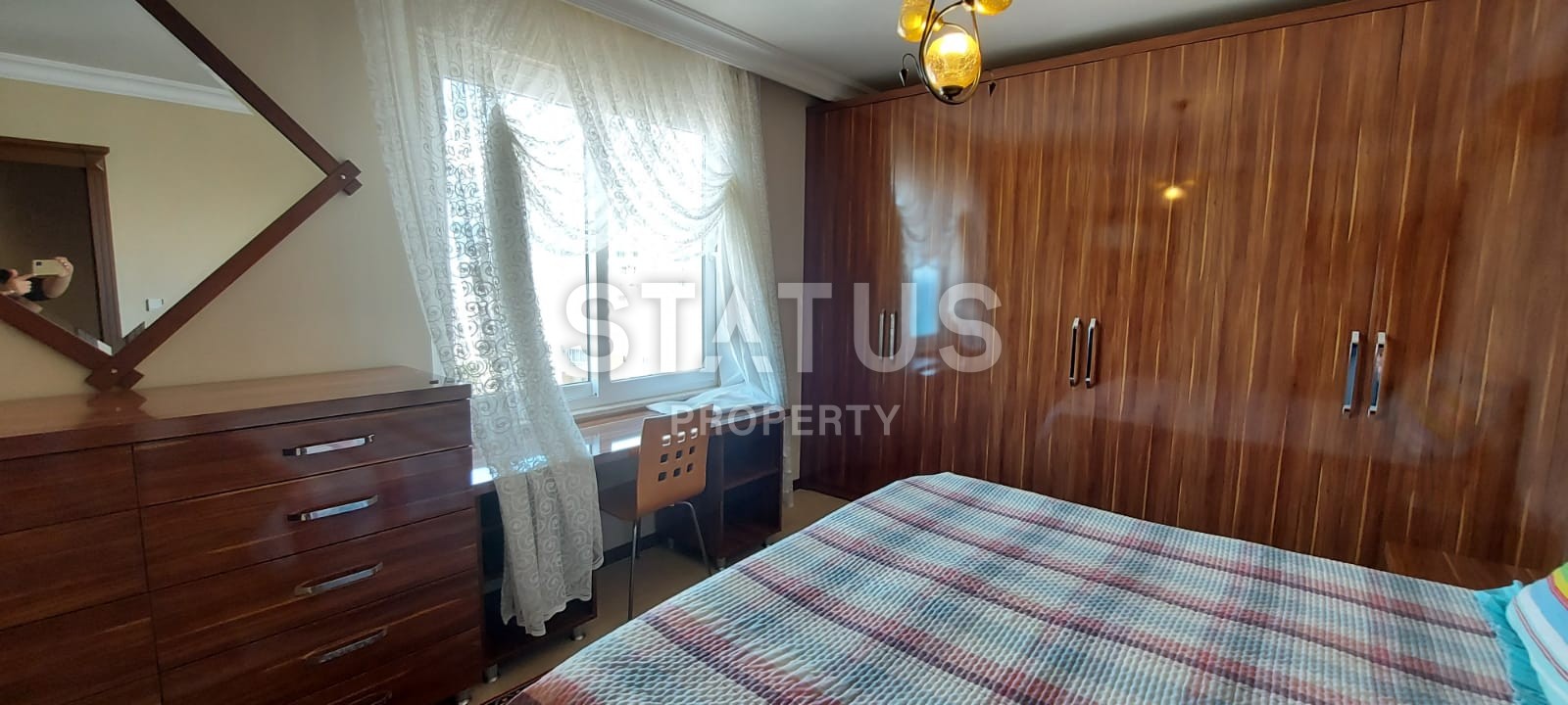 Меблированная квартира планировки 2+1, 115 м2 с видом на море, район Махмутлар, Аланья фото 8