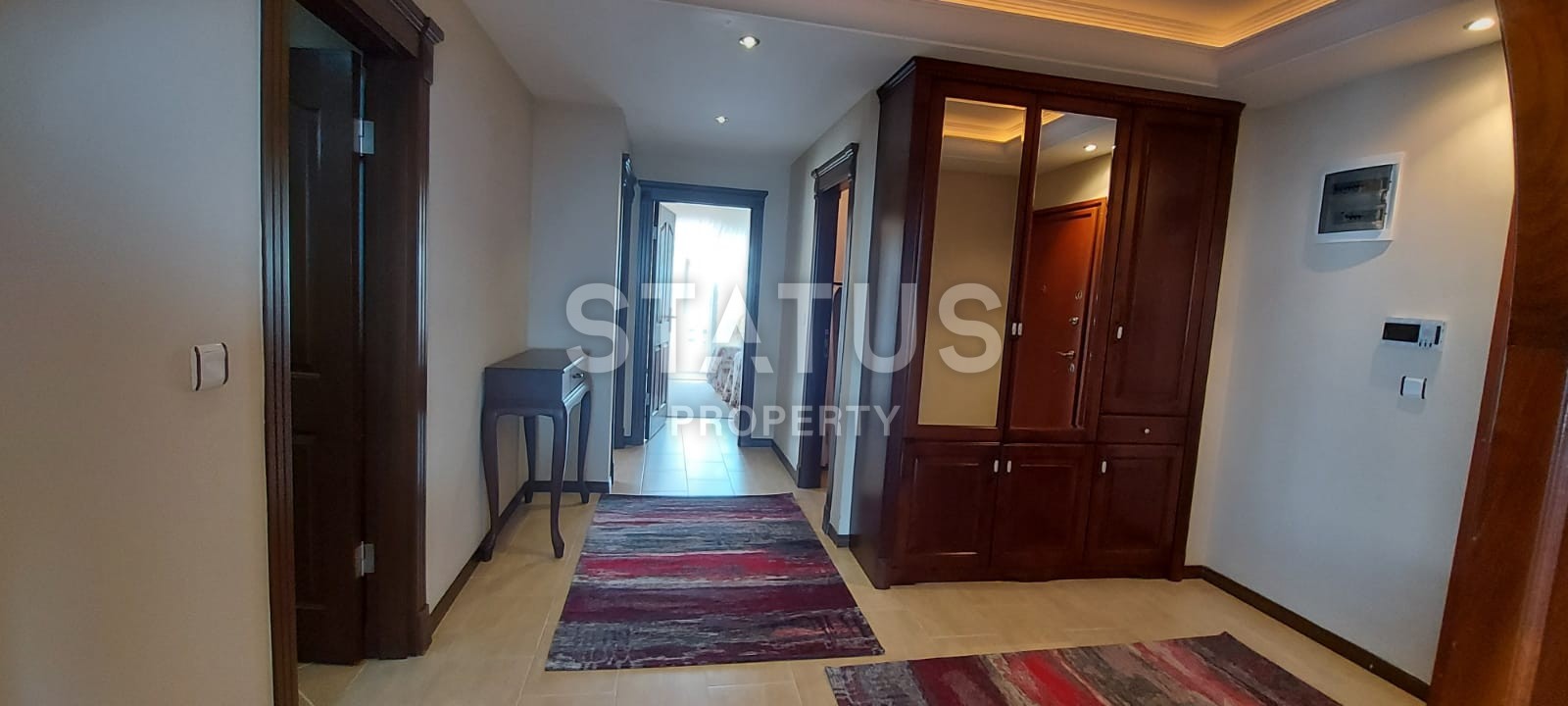 Меблированная квартира планировки 2+1, 115 м2 с видом на море, район Махмутлар, Аланья фото 9