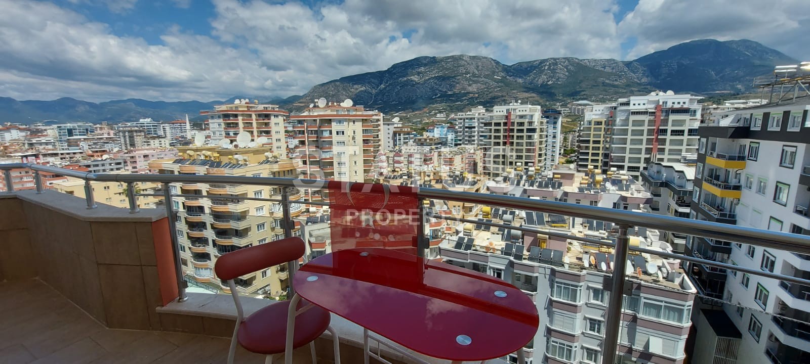 Меблированная квартира планировки 2+1, 115 м2 с видом на море, район Махмутлар, Аланья фото 12