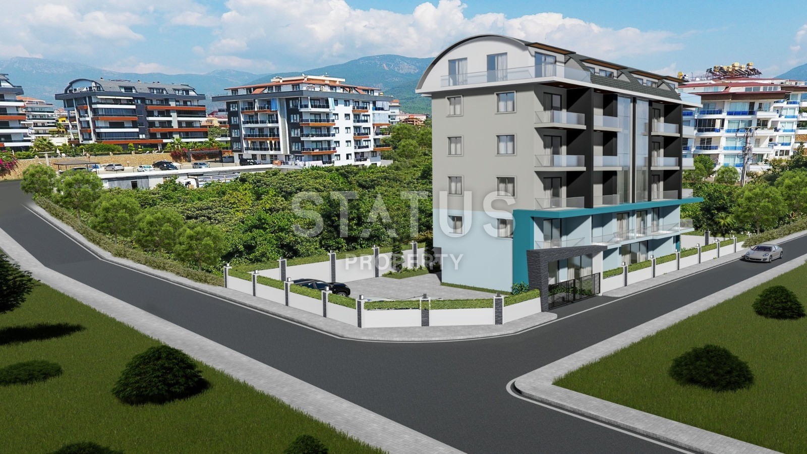 Новая квартира планировки 1+1, 47 м2 в престижном районе Оба, Аланья фото 22