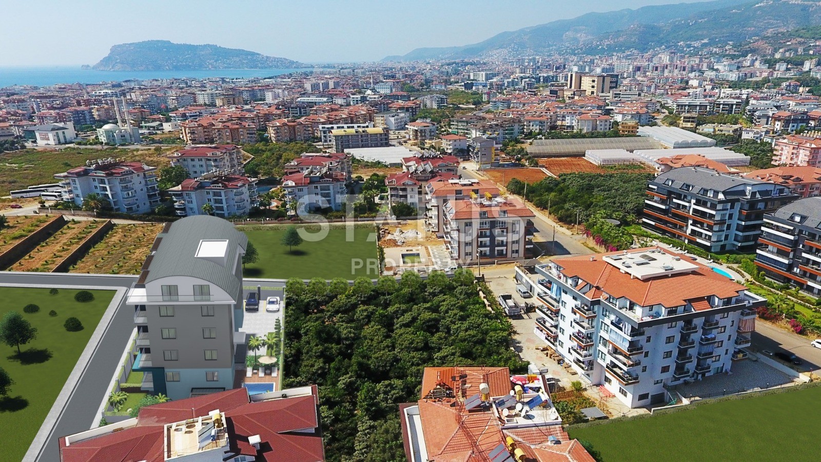 Новая квартира планировки 1+1, 47 м2 в престижном районе Оба, Аланья фото 24