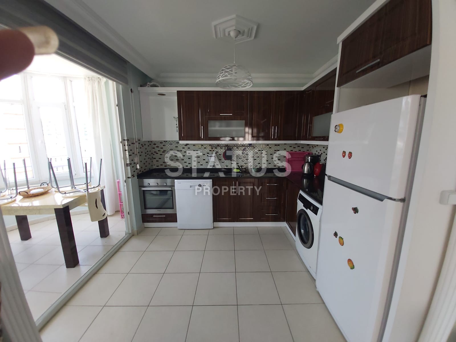 Spacious apartment 2+1 with sea views near the Tuesday market, 120 m2. Mahmutlar, Alanya. фото 5