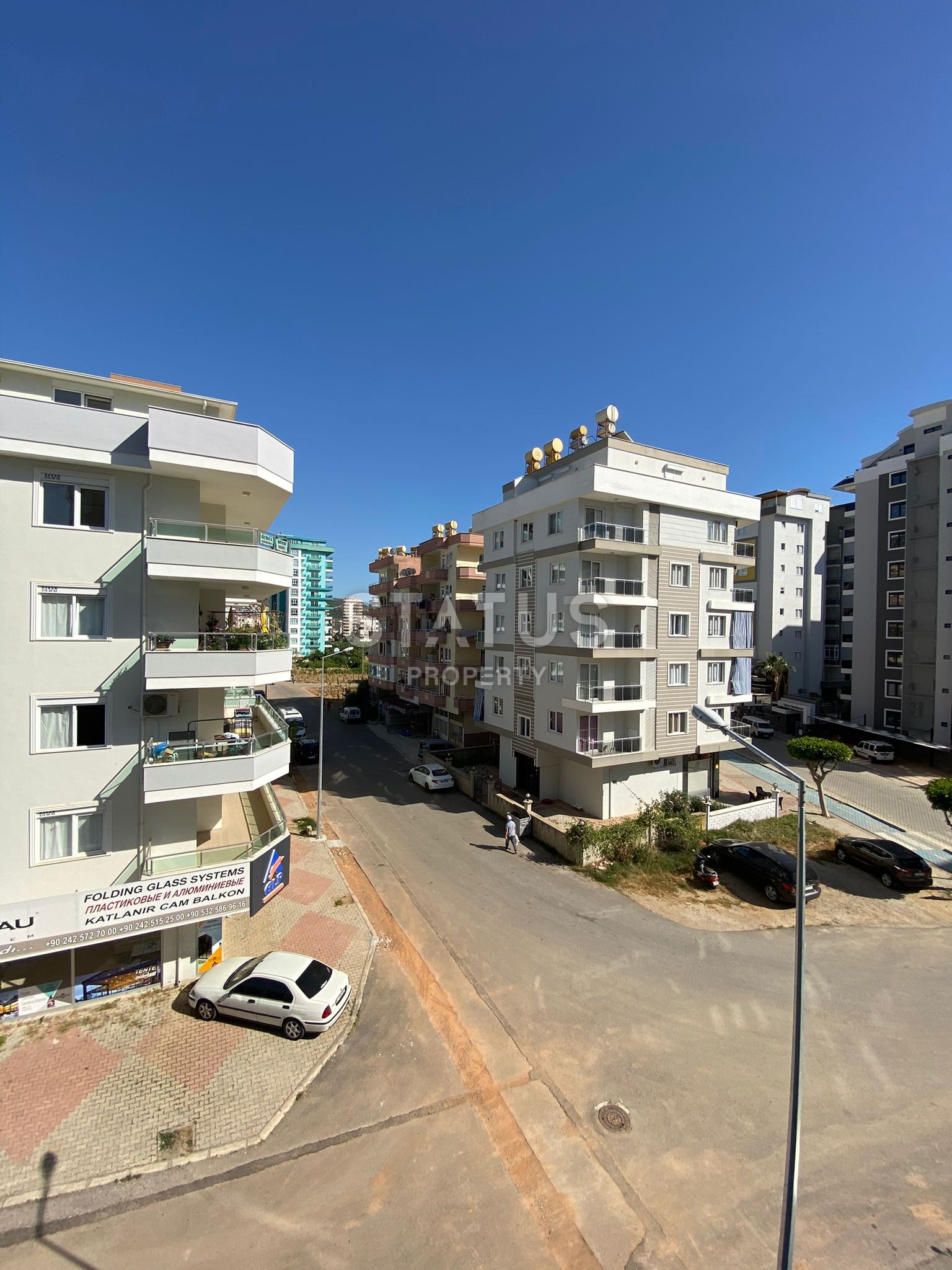 Просторная квартира планировки 1+1, 70 м2 с частичным видом на море в районе Махмутлар, Аланья фото 27