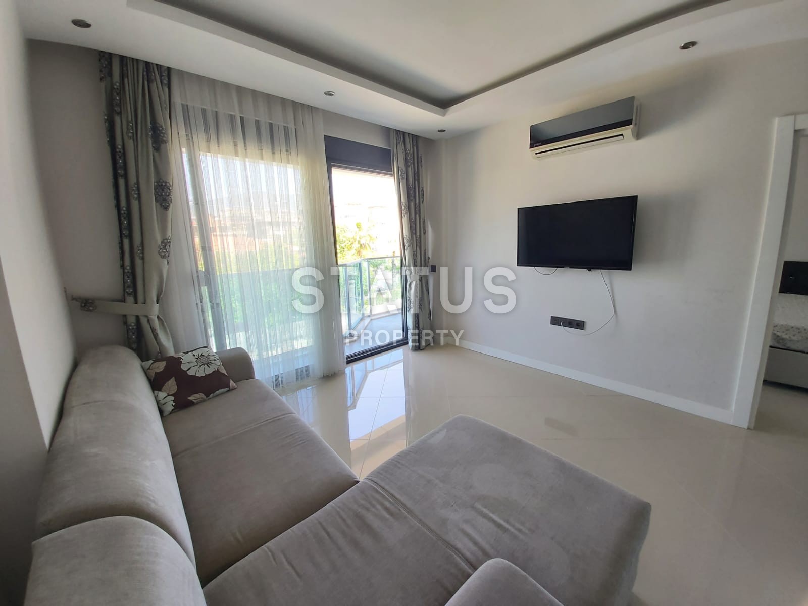 Апартаменты 1+1 готовые к проживанию, 55 м2. Оба, Алания. фото 4