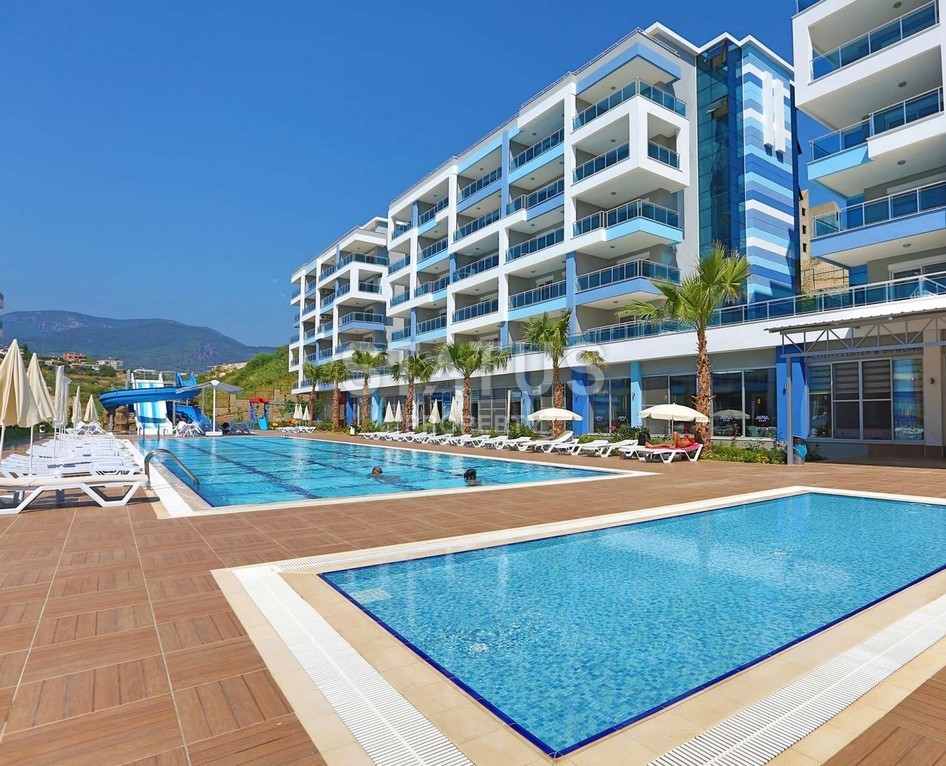 Трёхкомнатные апартаменты 120 м2 с видом на море в элитном комплексе. Кестель, Алания. фото 17