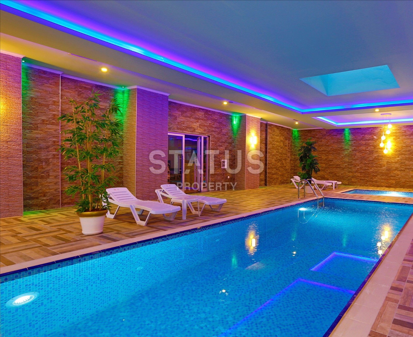 Трёхкомнатные апартаменты 120 м2 с видом на море в элитном комплексе. Кестель, Алания. фото 18