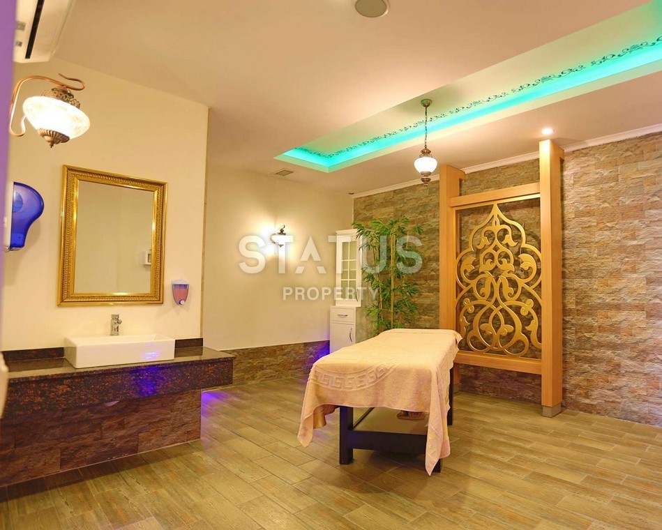 Трёхкомнатные апартаменты 120 м2 с видом на море в элитном комплексе. Кестель, Алания. фото 20