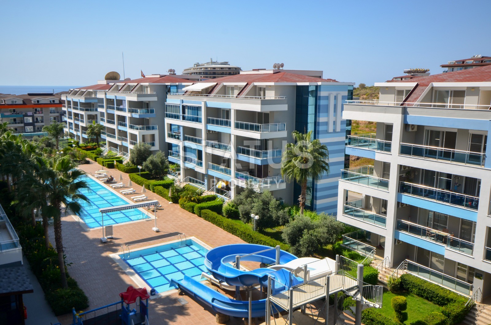 Трёхкомнатные апартаменты 120 м2 с видом на море в элитном комплексе. Кестель, Алания. фото 25