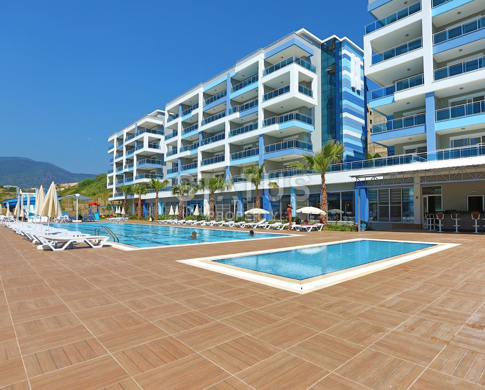 Трёхкомнатные апартаменты 120 м2 с видом на море в элитном комплексе. Кестель, Алания. фото 26