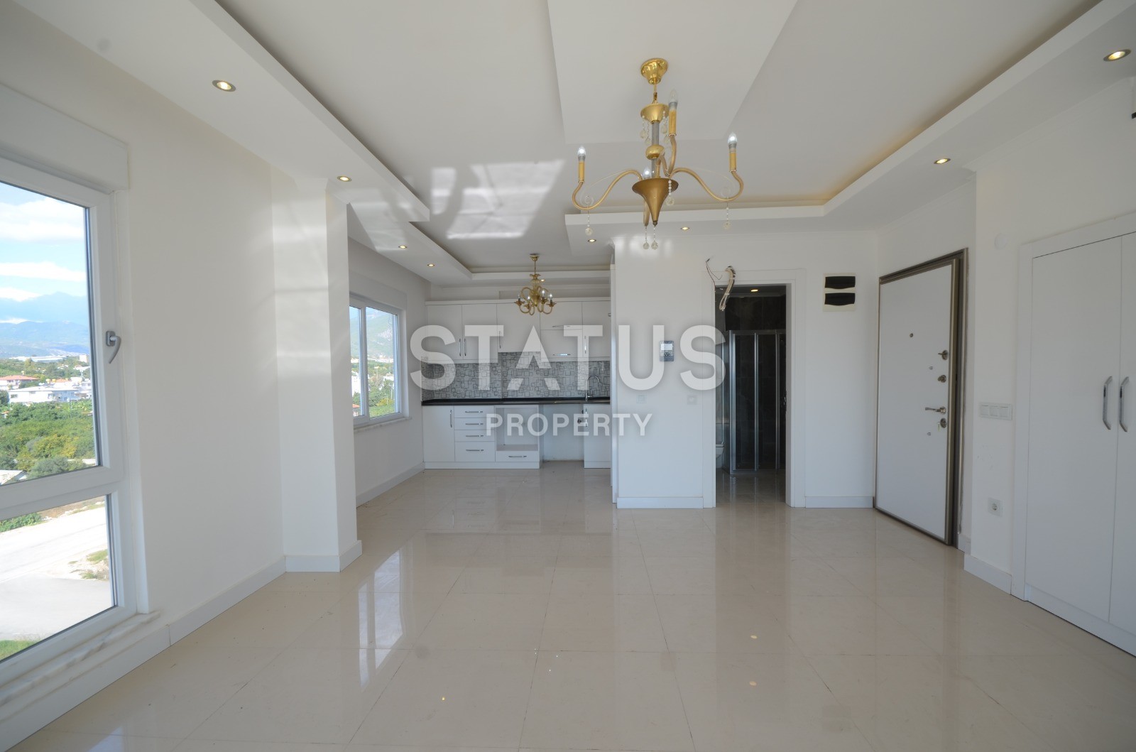 Duplex 2+1 with sea view, 120 m2. Kestel, Alanya. фото 4