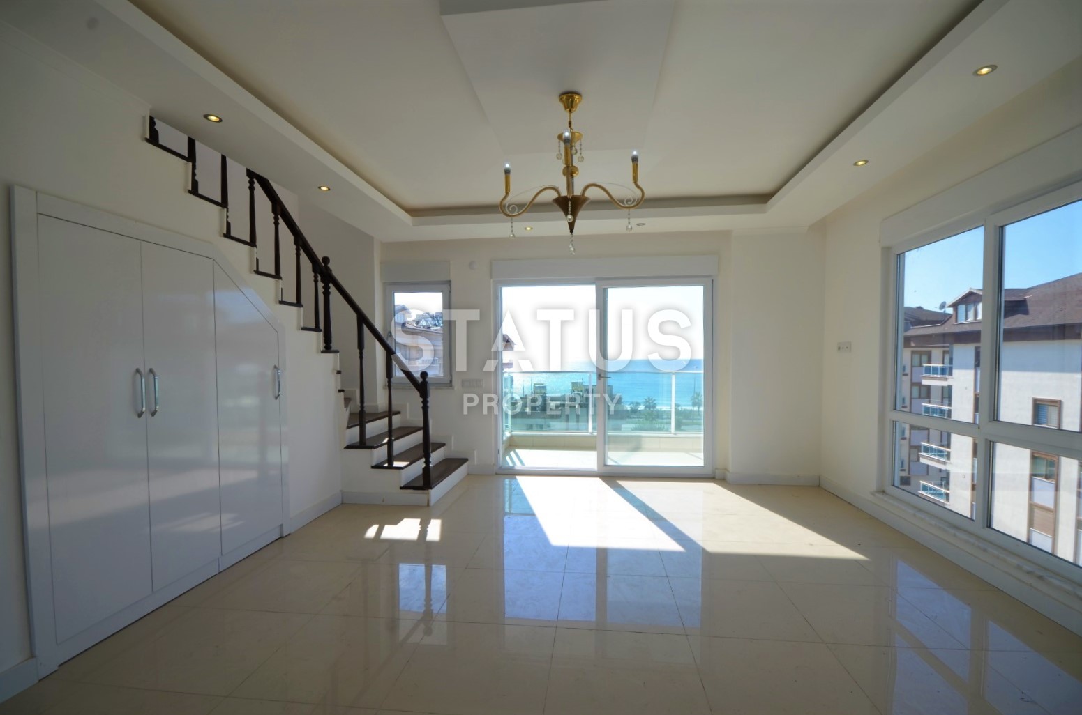 Duplex 2+1 with sea view, 120 m2. Kestel, Alanya. фото 7