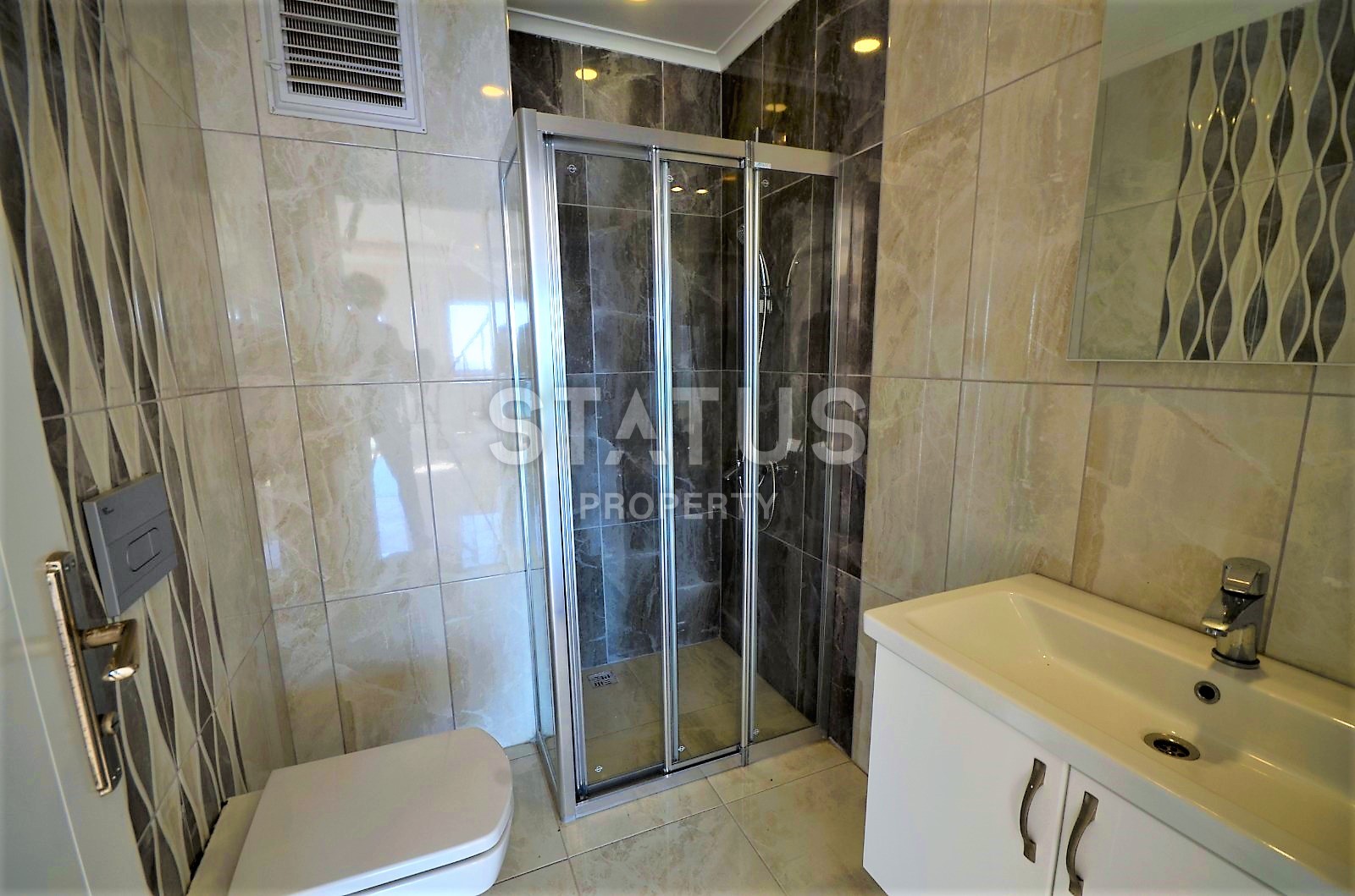 Duplex 2+1 with sea view, 120 m2. Kestel, Alanya. фото 19