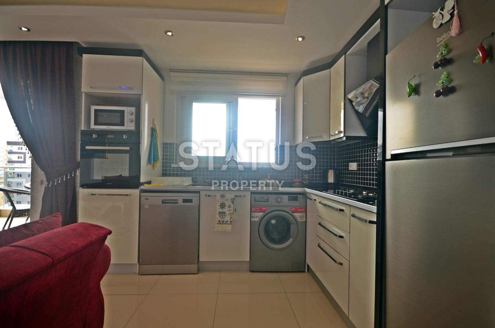 Квартира 1+1 в Махмутларе с видом на море, 65 м2 фото 23