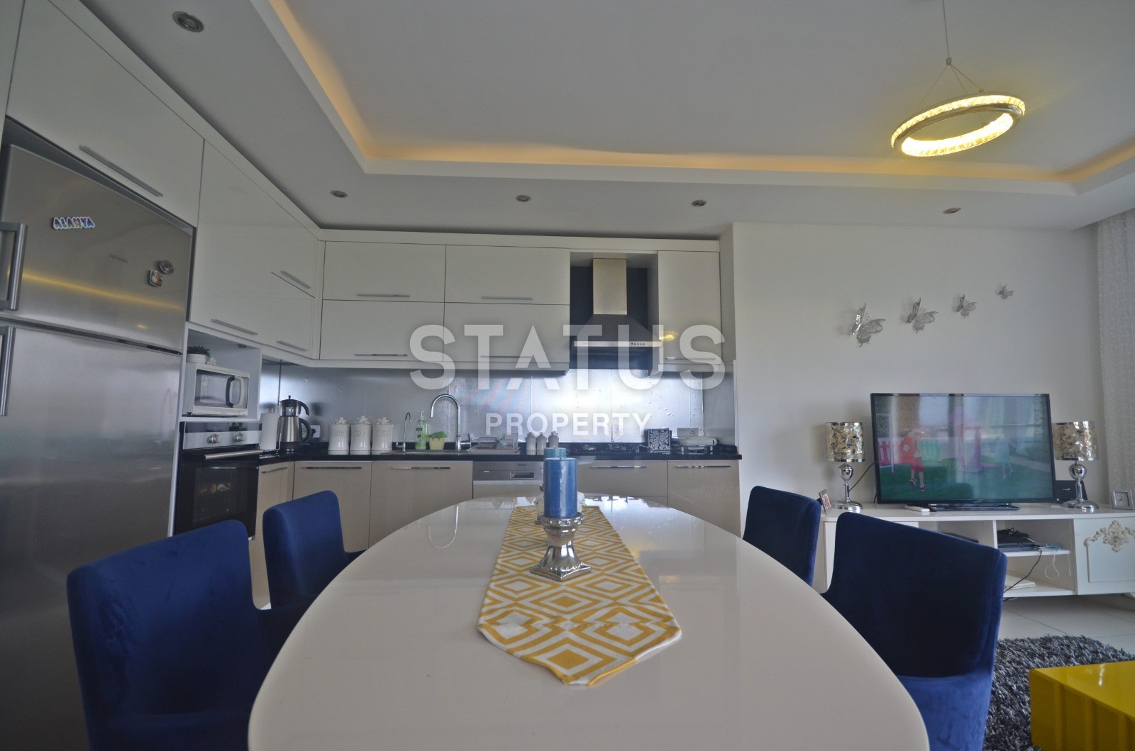 Apartment 2+1 overlooking the sea and Naulu, 90 m2. Mahmutlar, Alanya. фото 3
