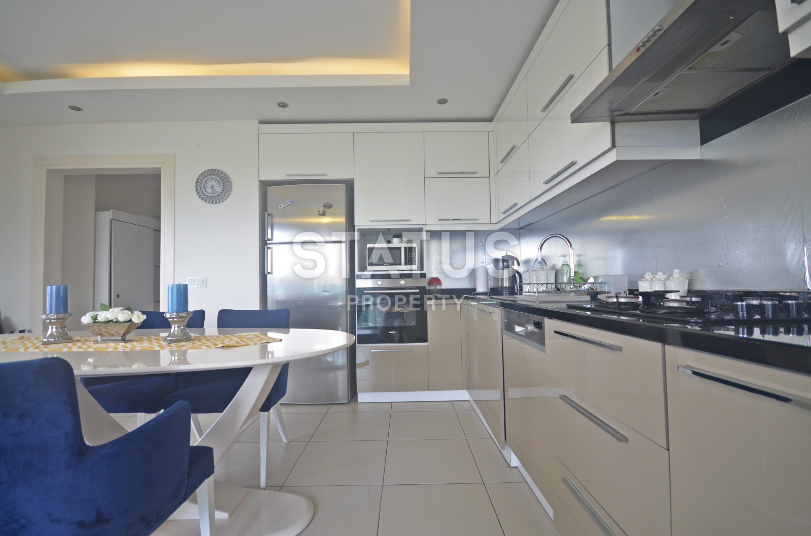 Apartment 2+1 overlooking the sea and Naulu, 90 m2. Mahmutlar, Alanya. фото 4