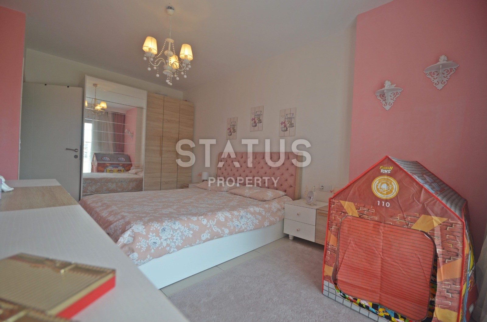 Apartment 2+1 overlooking the sea and Naulu, 90 m2. Mahmutlar, Alanya. фото 7