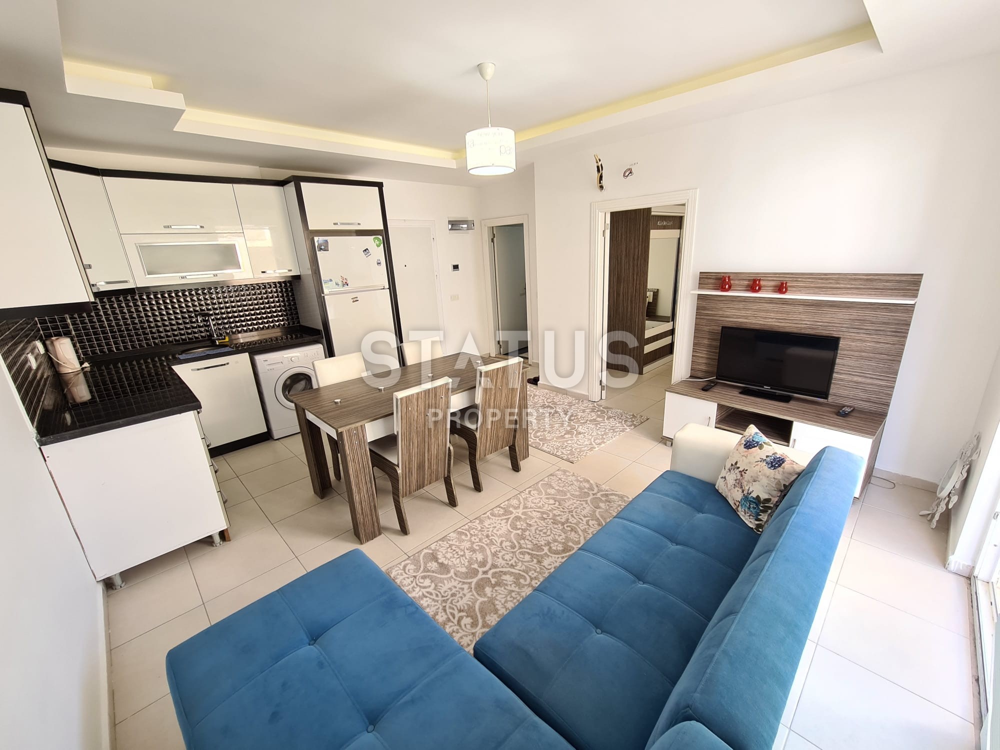 Бюджетная квартира 1+1 в новом доме с бассейном, 65 м2. Махмутлар, Алания. фото 13