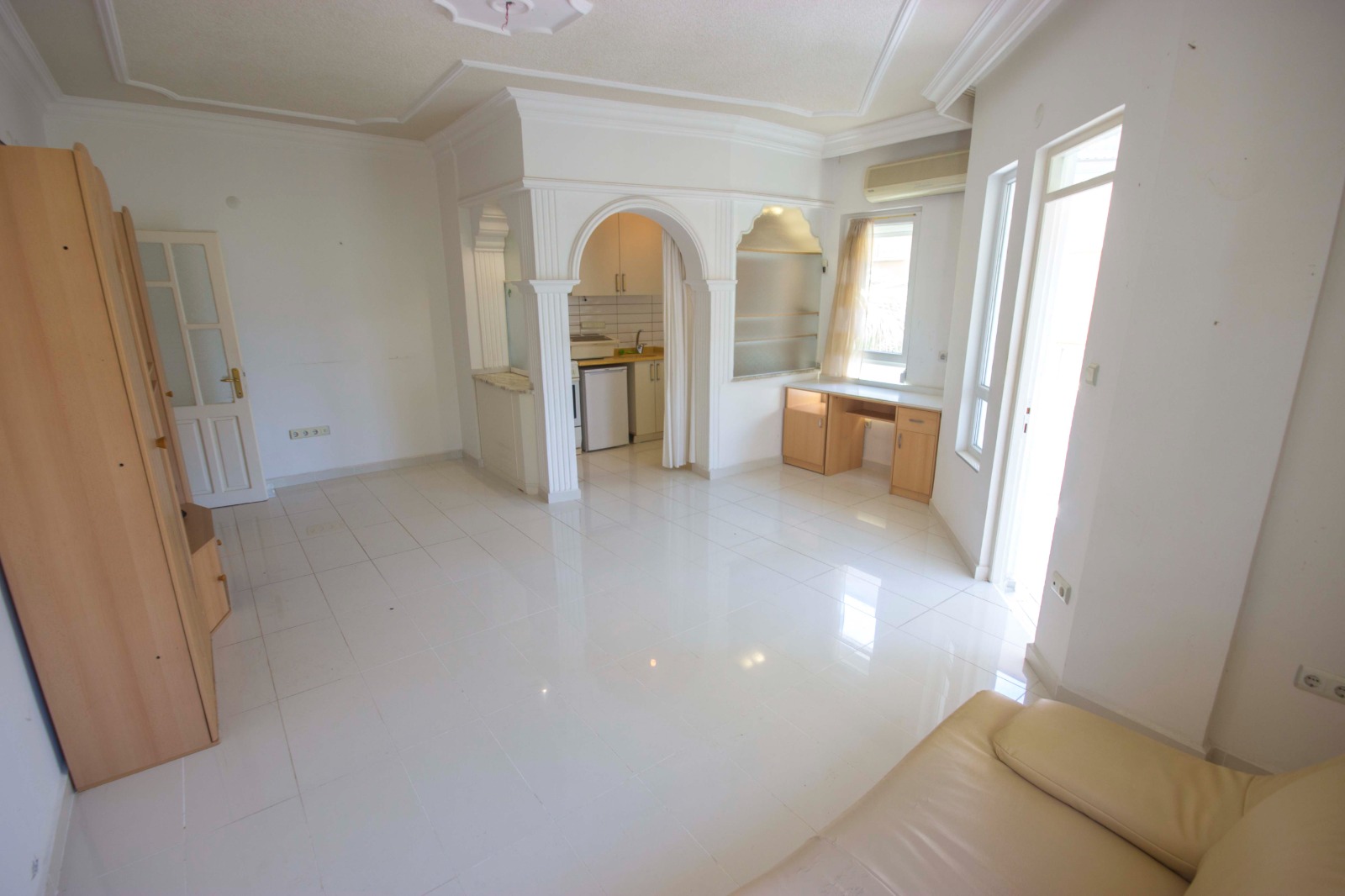 Бюджетная двухкомнатная квартира с ремонтом в районе пляжа Клеопатра, 60m2 фото 4