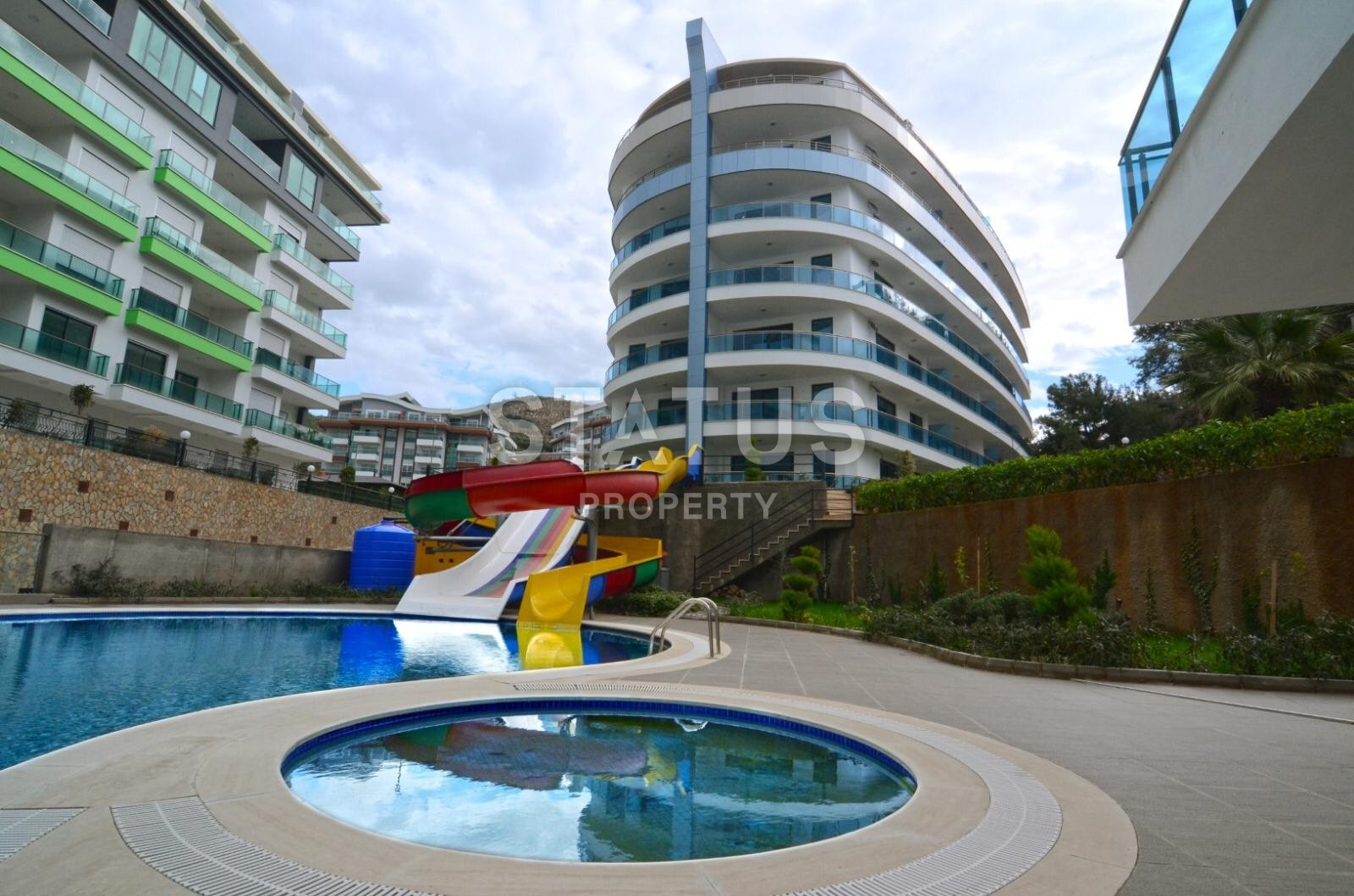 Three apartments in a new complex with infrastructure in Kargicak фото 25