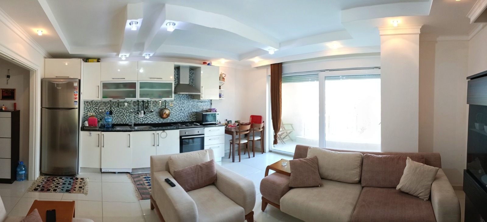 Панорамный дуплекс 3+1, 125 м2 на первой линии. Кестель, Алания. фото 14