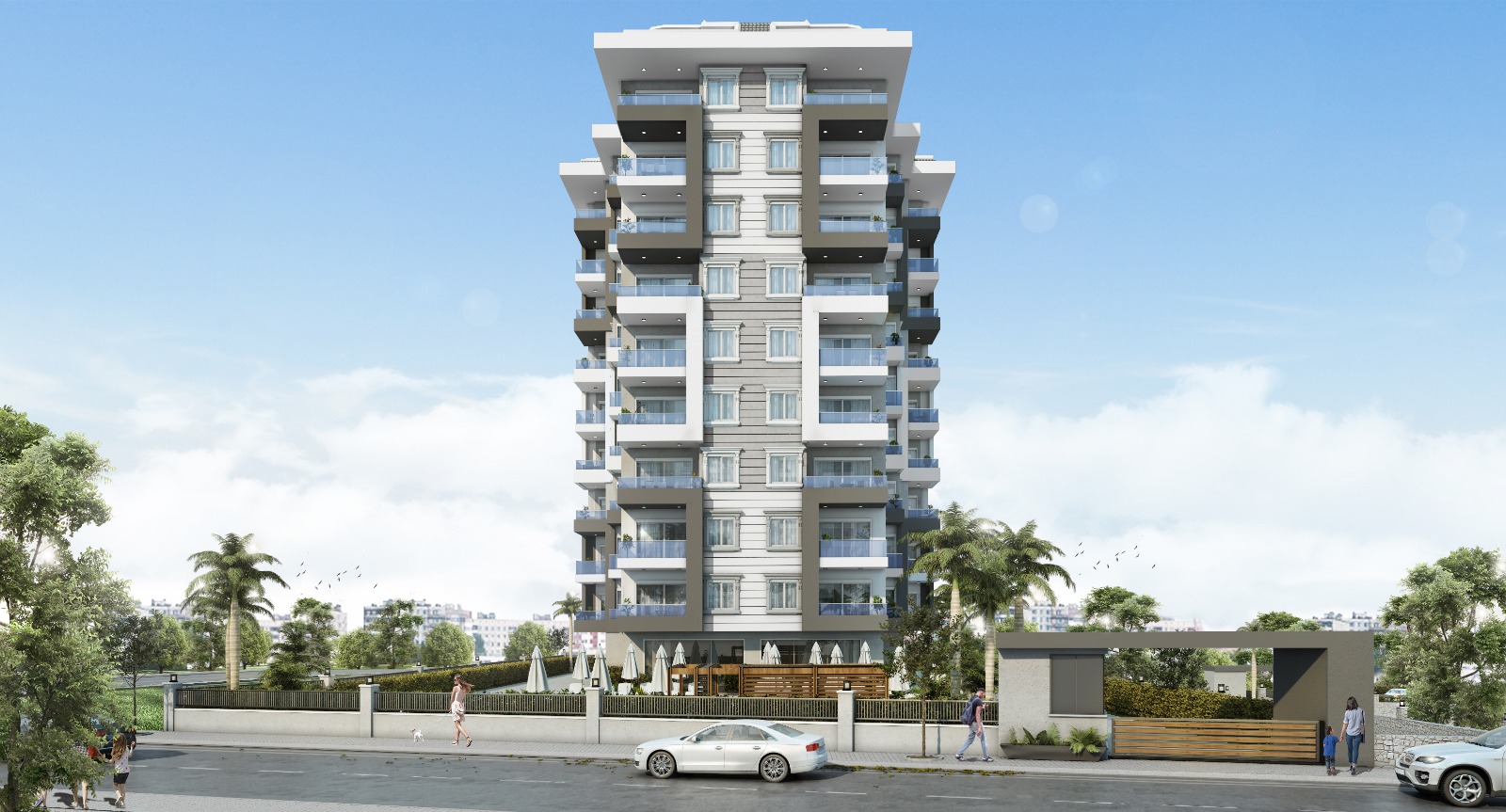 Last 2+1 apartment in a new complex in the center of Avsallar. фото 3