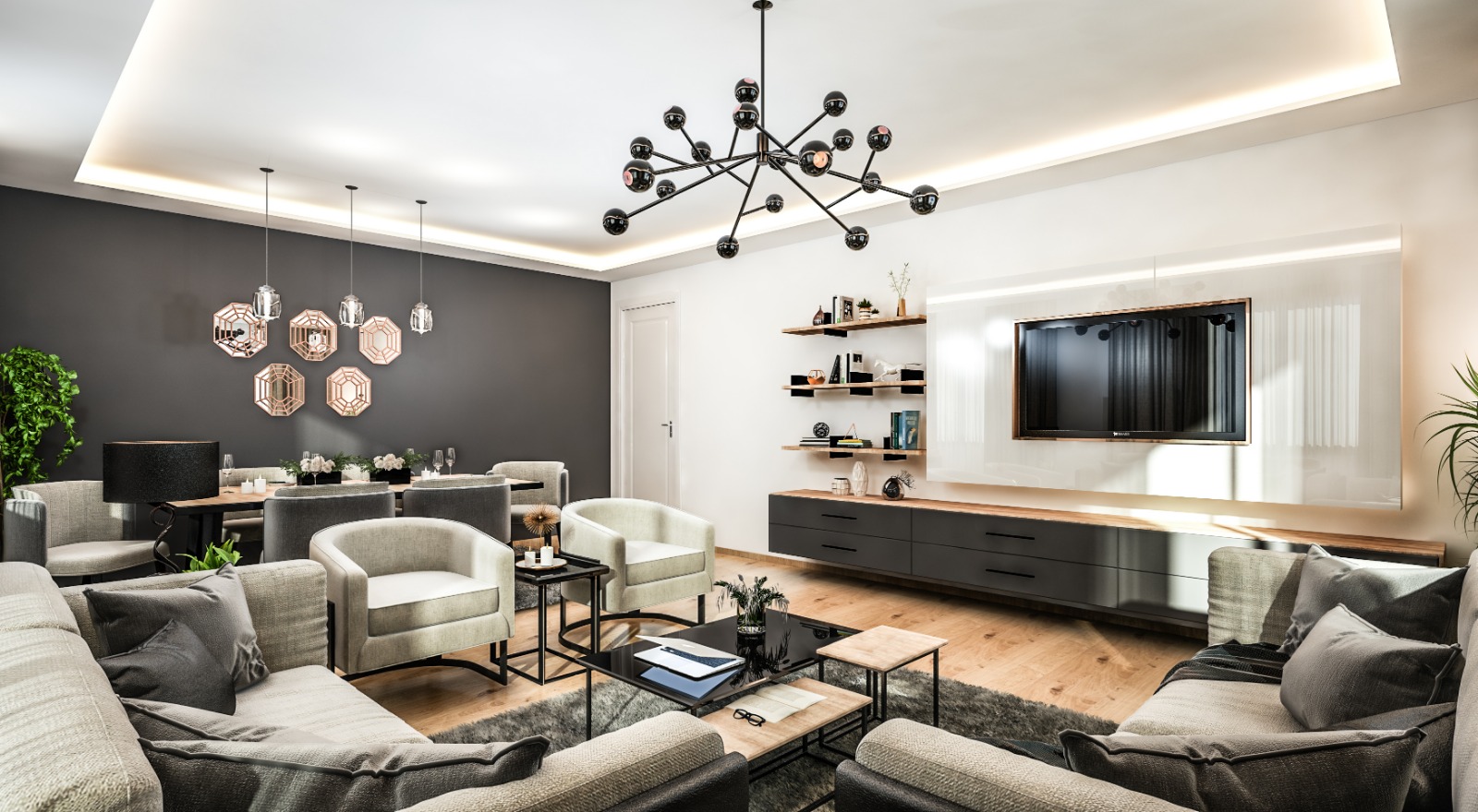 Last 2+1 apartment in a new complex in the center of Avsallar. фото 6