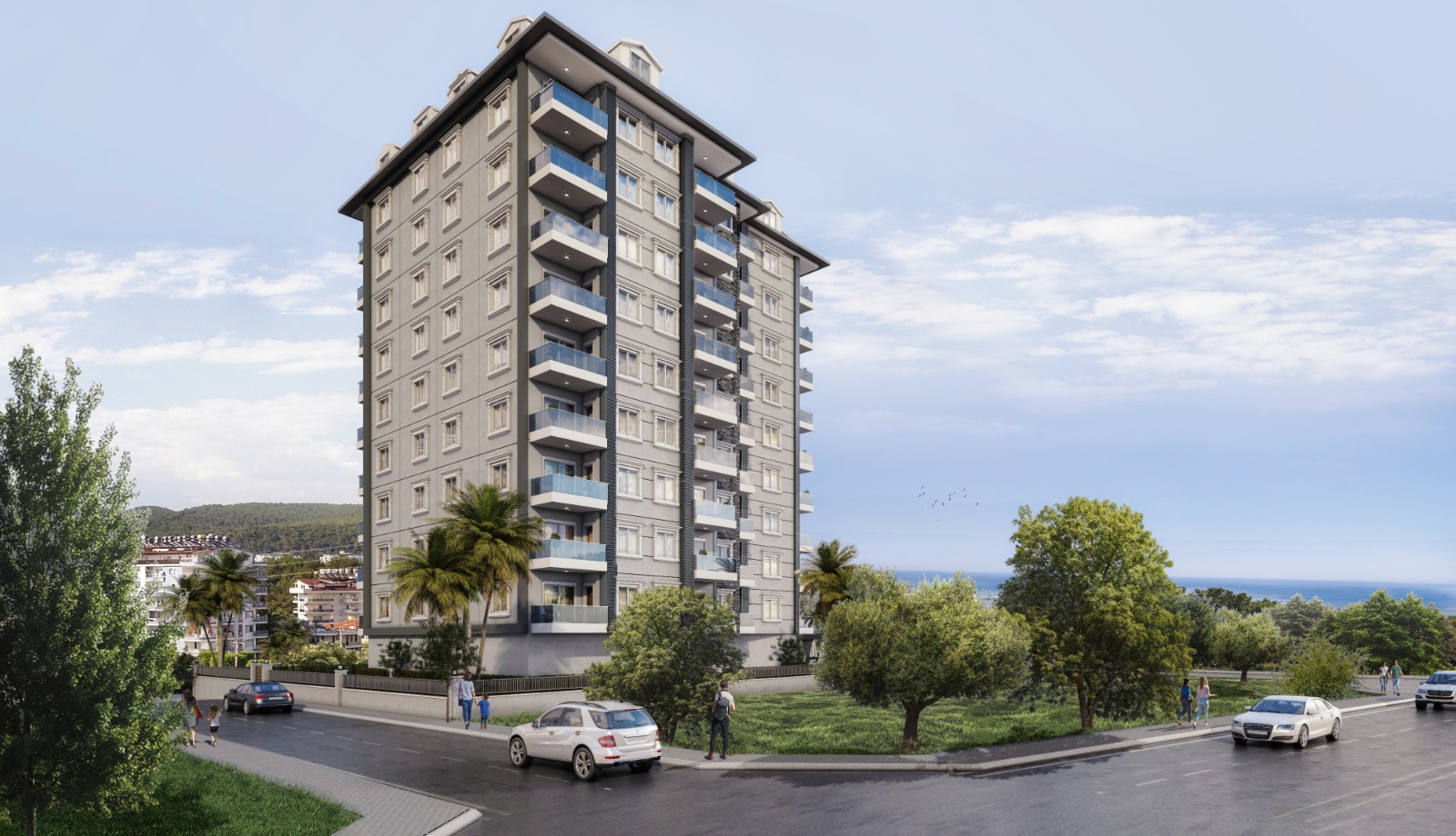 Last 2+1 apartment in a new complex in the center of Avsallar. фото 7