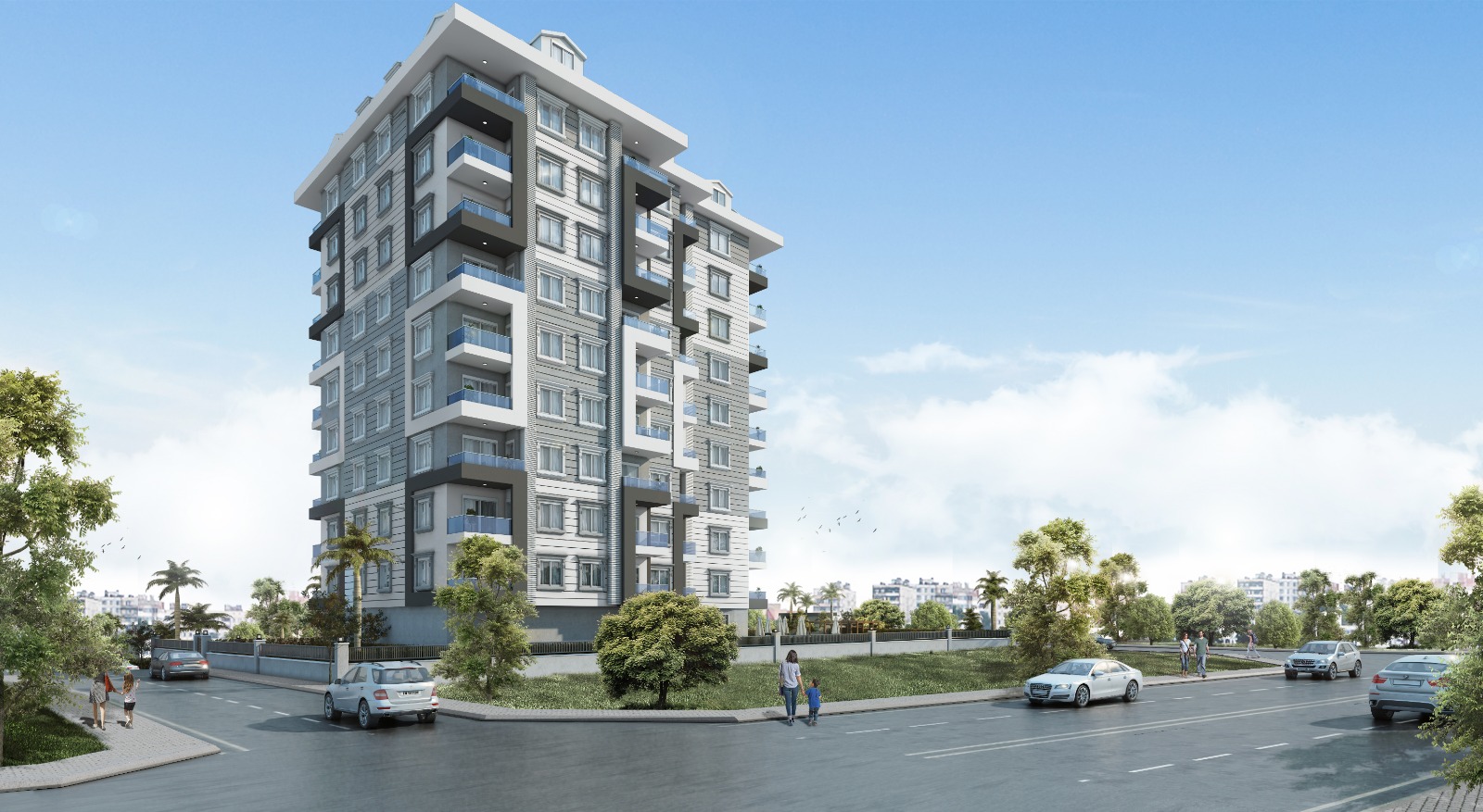 Last 2+1 apartment in a new complex in the center of Avsallar. фото 13