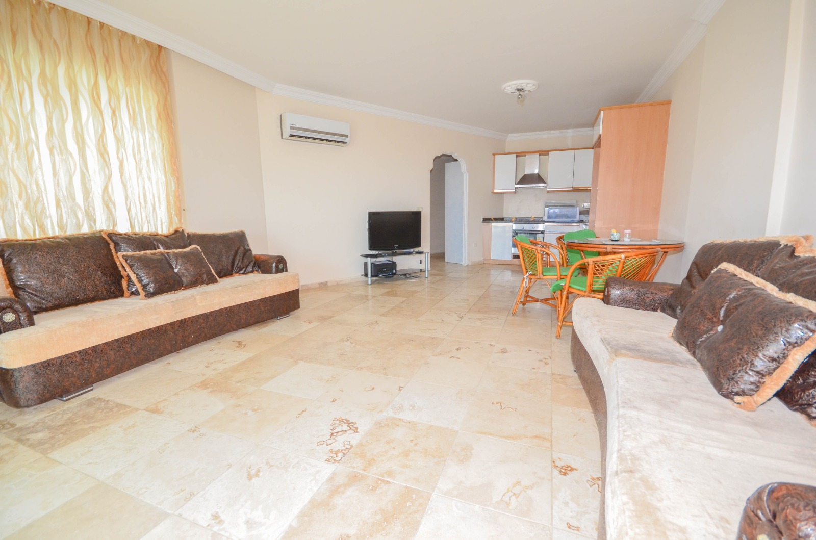 Просторная квартира 2+1 с видом на море, 120 м2. Махмутлар, Алания. фото 13