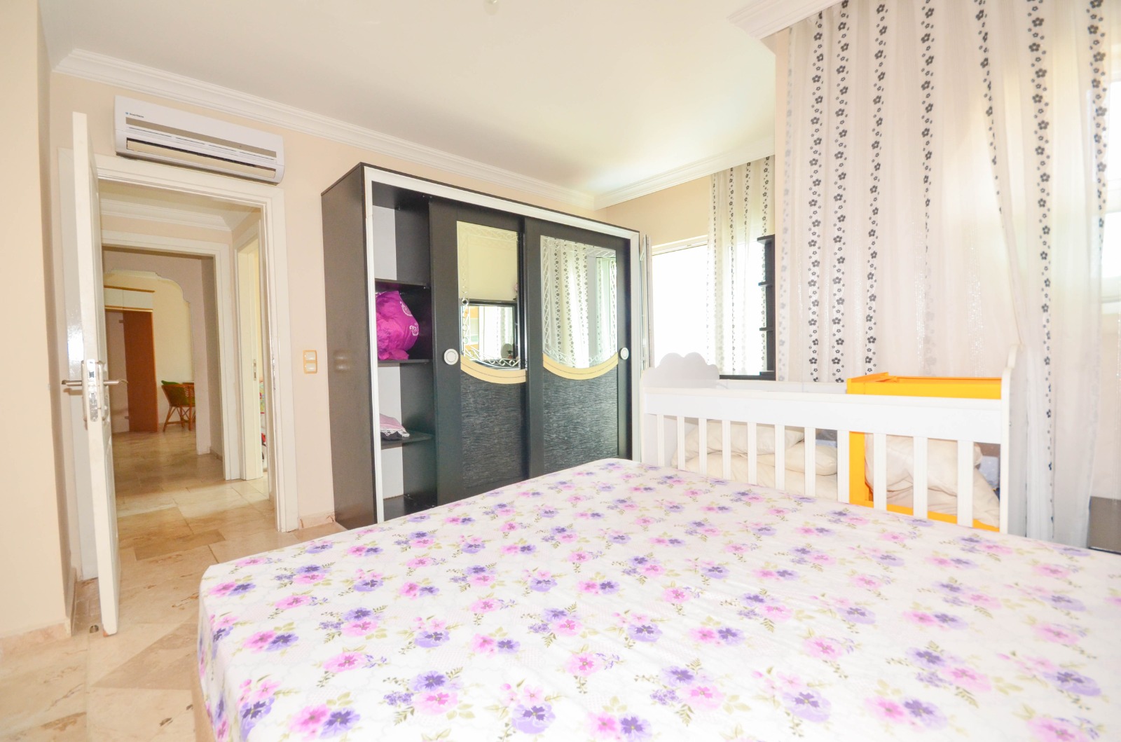 Просторная квартира 2+1 с видом на море, 120 м2. Махмутлар, Алания. фото 17