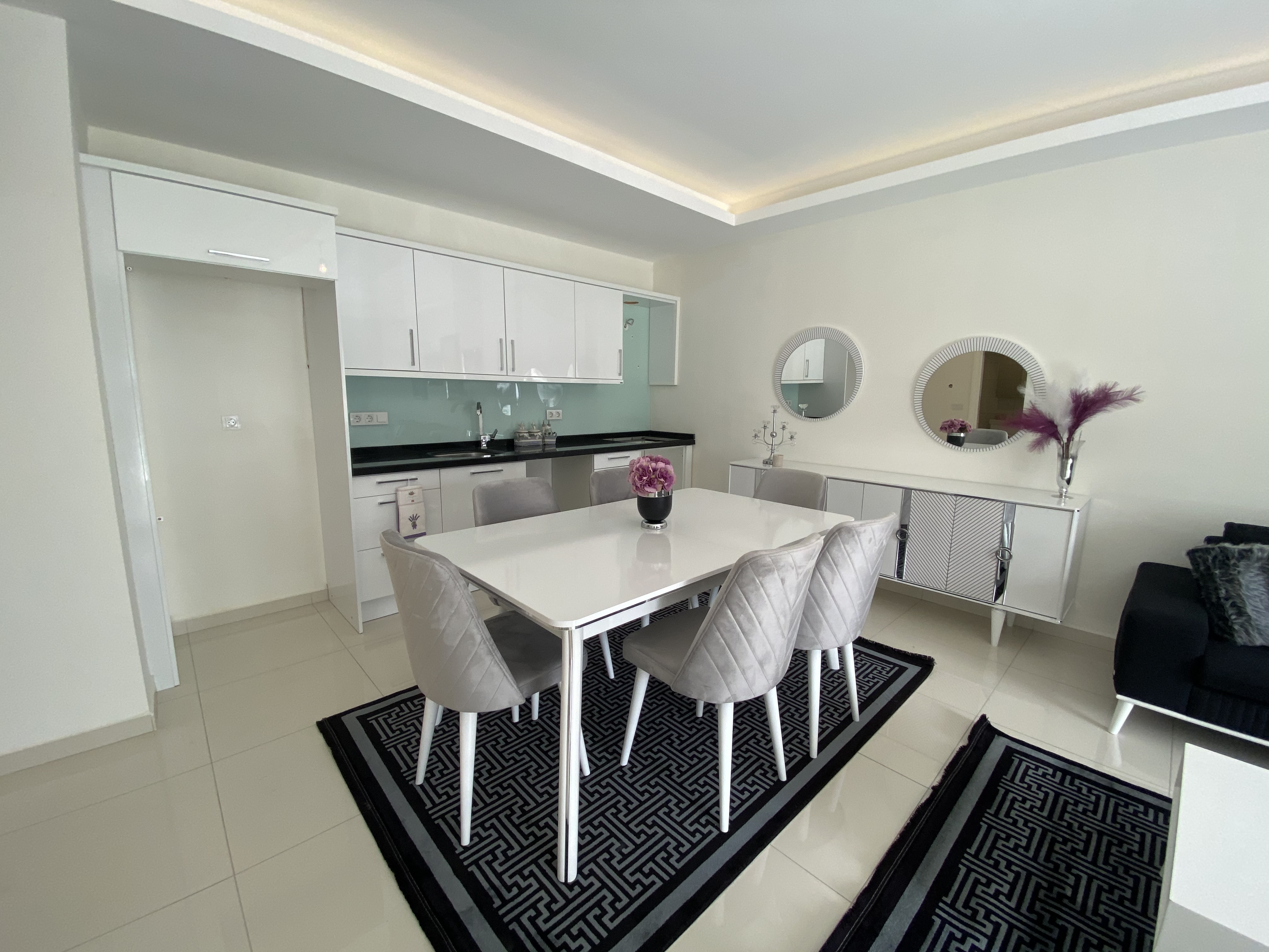 Квартира большой площади в новом доме в Махмутларе фото 19