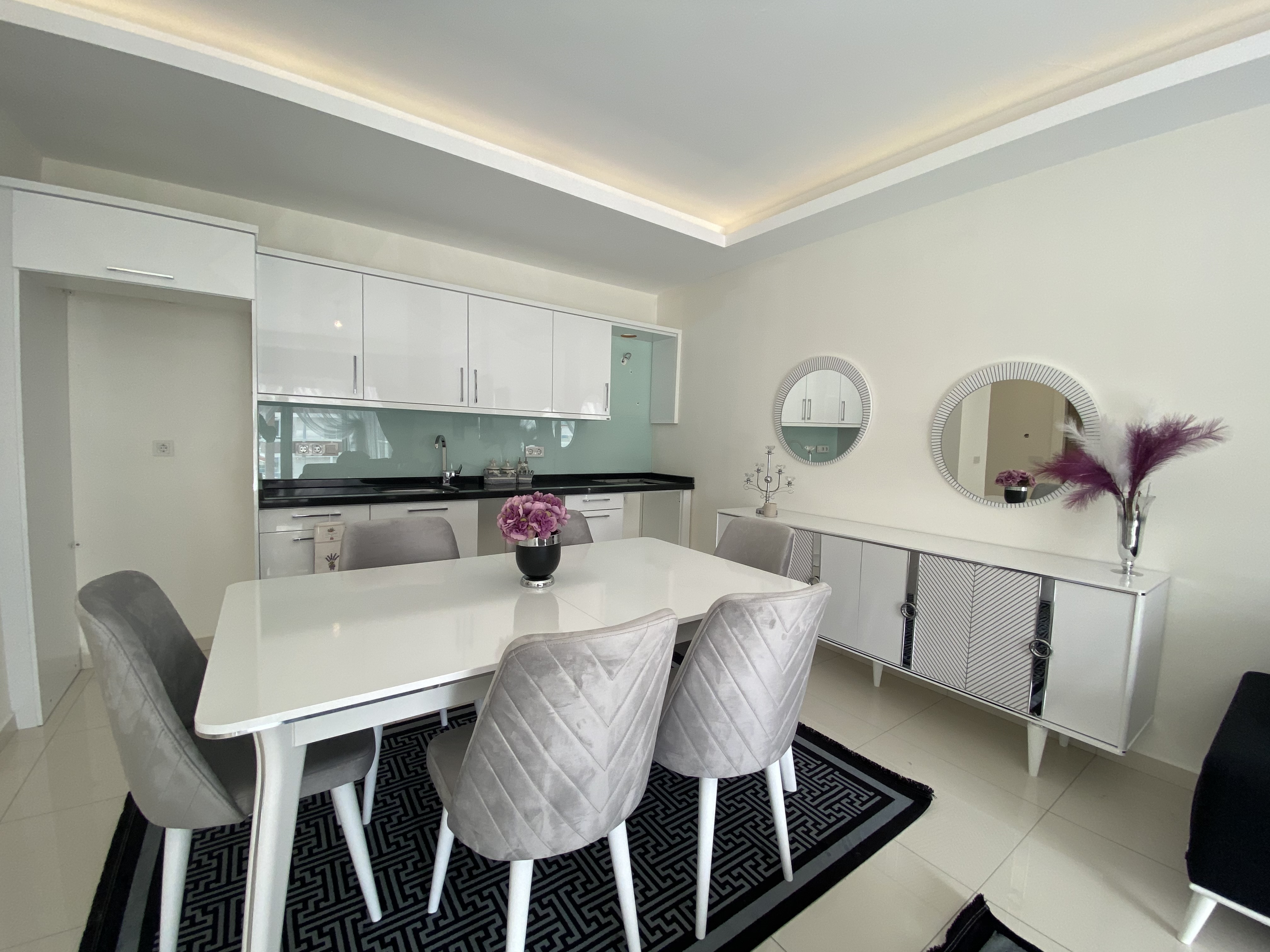 Квартира большой площади в новом доме в Махмутларе фото 21