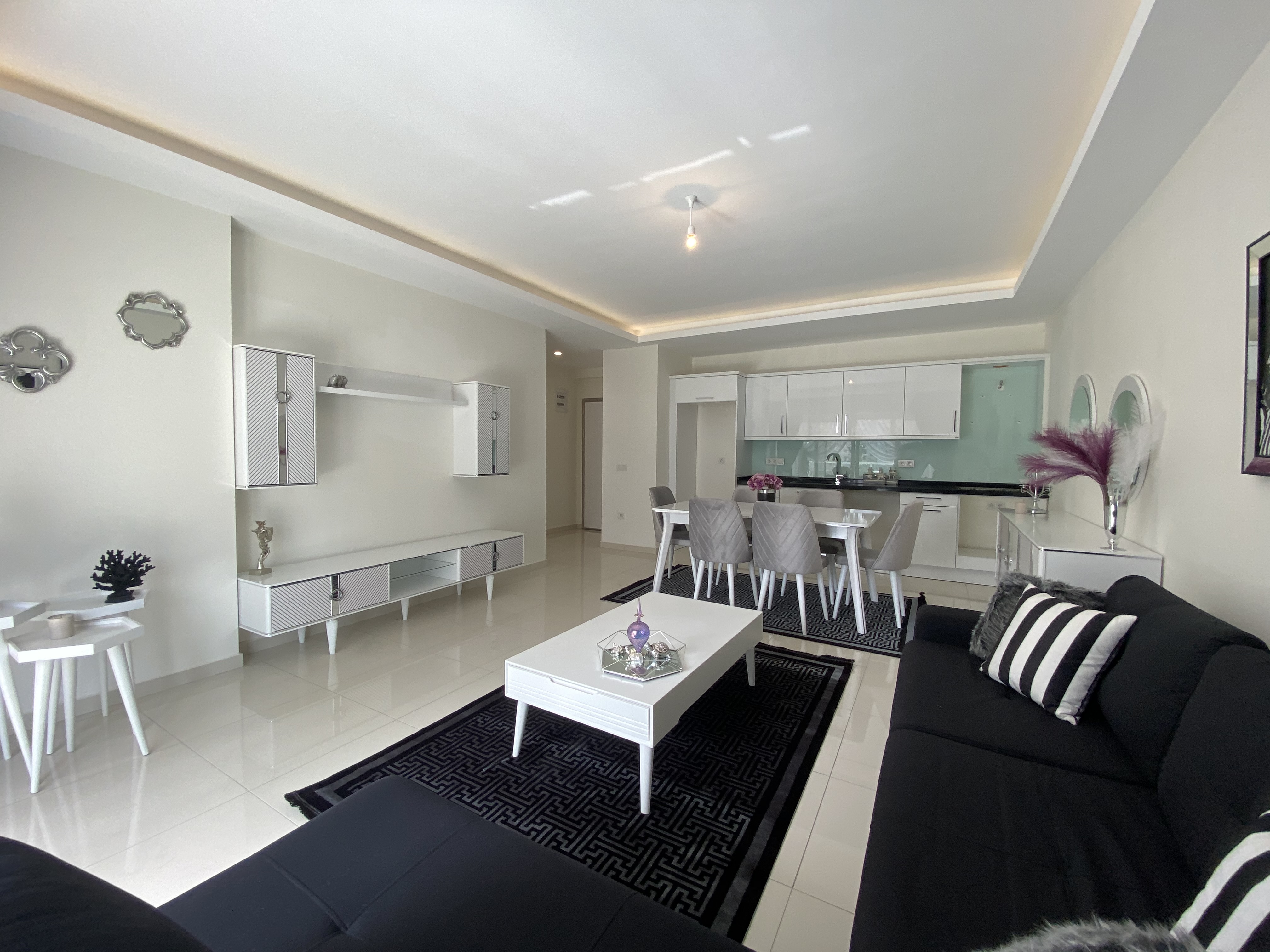 Квартира большой площади в новом доме в Махмутларе фото 22