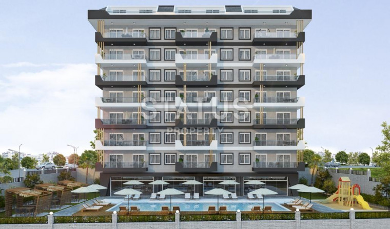 Недорогая квартира в новом комплексе в Авсалларе, 47 м2 фото 1