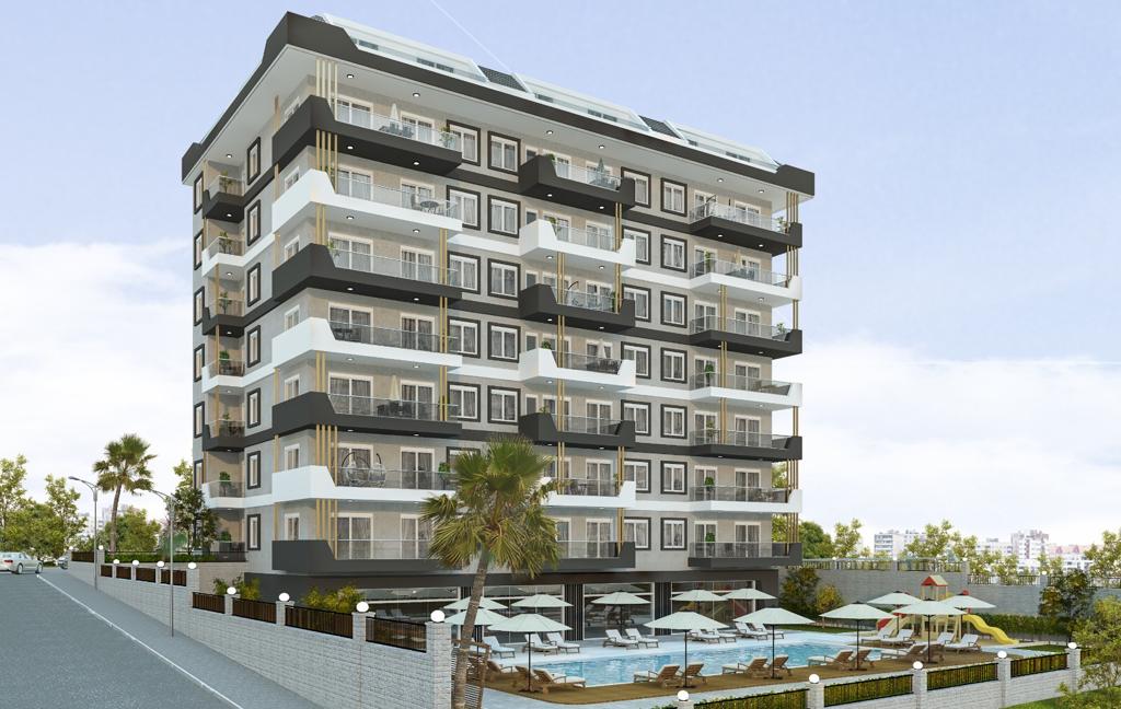 Недорогая квартира в новом комплексе в Авсалларе, 47 м2 фото 2